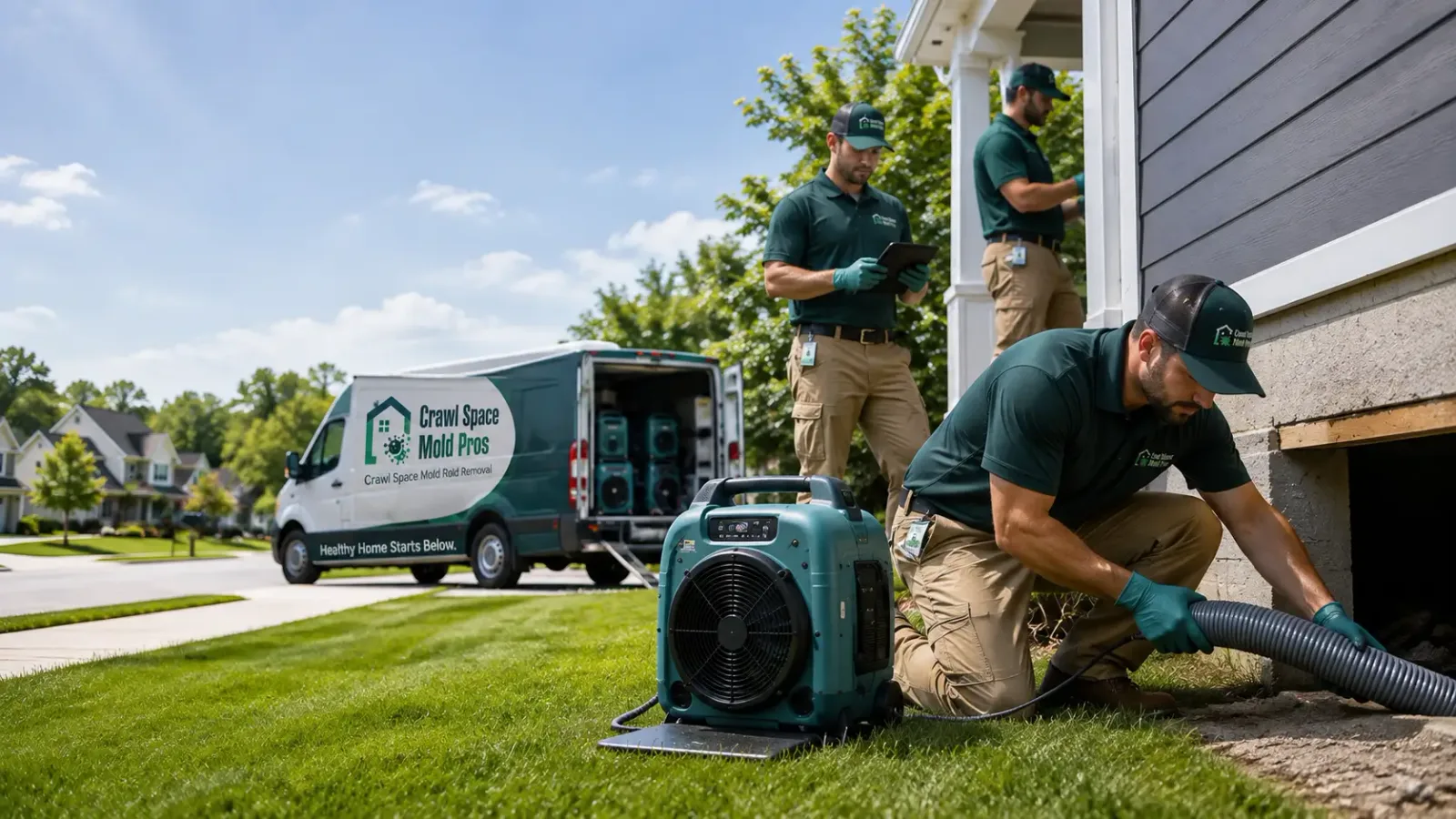 Crawl Space Mold Removal in Underwood, IA